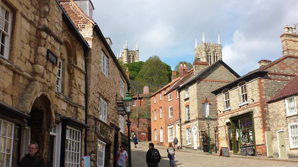 Vyn upp mot Steep Hill