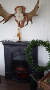 The Lodge med engelsk öppen spis