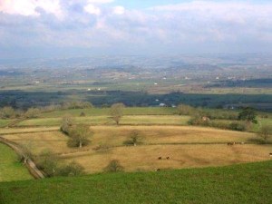Utsikt mot Mendip Hills
