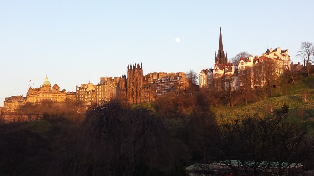 Ramsay Gardens i kvällssol