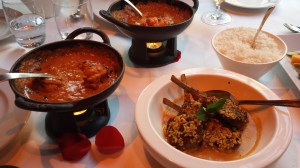 Lammkotletter och chicken tikka