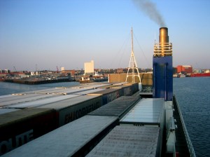 Sirena lämnar Esbjerg