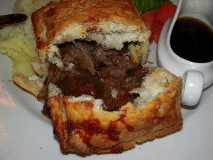 Mmm...paj. Kolhydrat och kolhydrat men gott. 