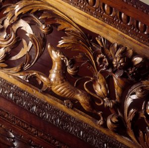 Detalj från trappan på Dunster Castle, Somerset Foto: ©NTPL/Bill Batten