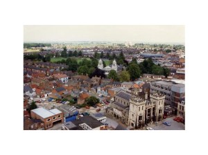 Guildhall där pilgrimmerna satt fängslade.