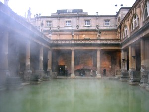 Det ryker på Roman Baths