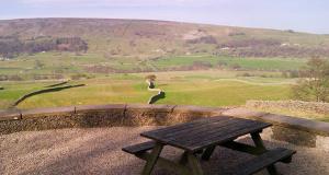 Utsikt från Grinton Foto: YHA Grinton Lodge