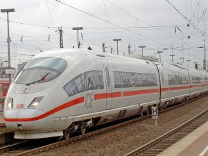 Tyskt ICE.  Foto: Heidas