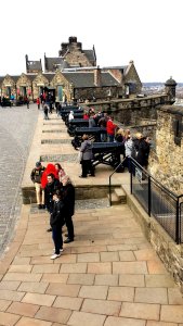 Kanoner i massor och vacker utsikt.