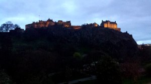 Slottet tronar över staden