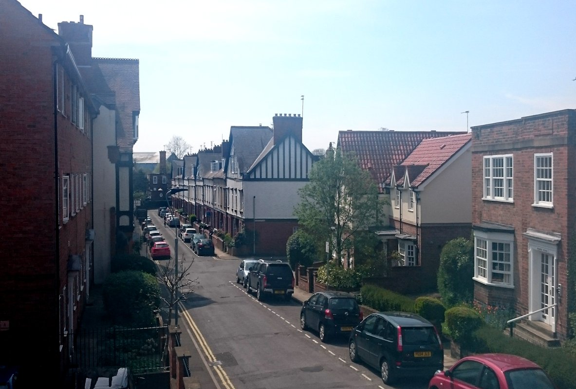 Utsikten från vardagsrummet